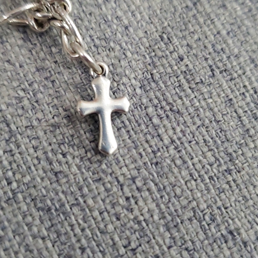 James avery baby cross charm